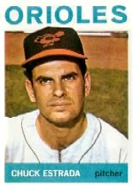 1964 Topps Baseball Cards      263     Chuck Estrada
